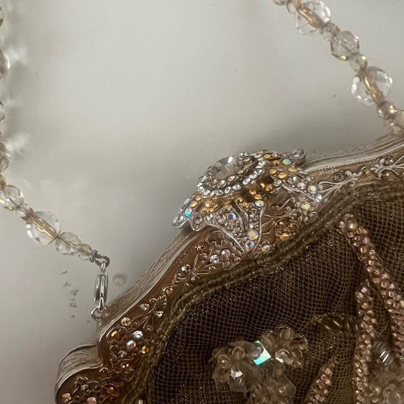 Larisa Barrera Cream Floral Evening Bag - Picture 10 of 13